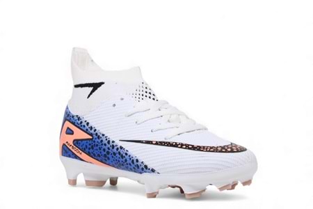 F- AIR LALİGA KRAMPON - 610 - ÇORAPLI - BEYAZ-SİYAH