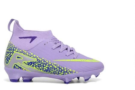 F- AIR LALİGA KRAMPON - 610 - ÇORAPLI - LİLA-SARI