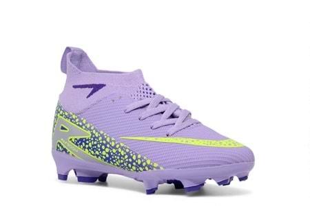 F- AIR LALİGA KRAMPON - 610 - ÇORAPLI - LİLA-SARI