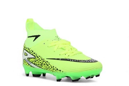 F- AIR LALİGA KRAMPON - 610 - ÇORAPLI - YEŞİL-SİYAH