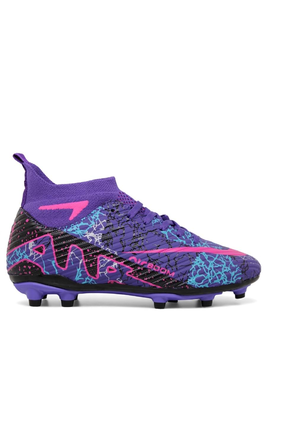 G- LALİGA KRAMPON - 600 - LEVEL - MOR-FUJYA-DESENLİ