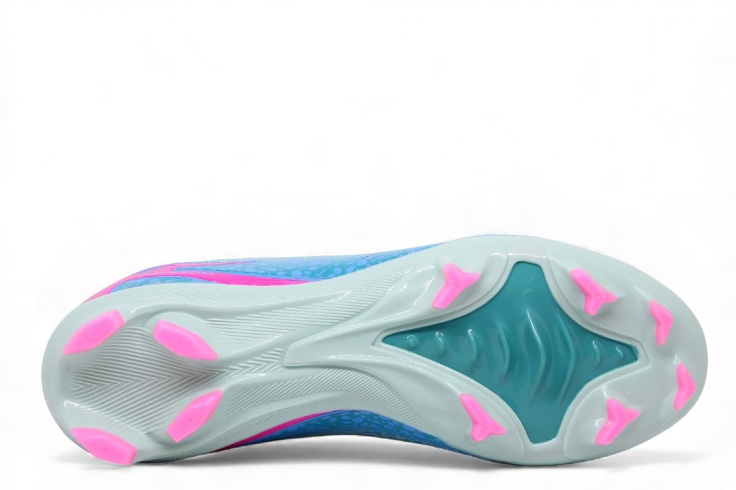 G- AIR LALİGA KRAMPON - 610 - ÇORAPLI - SU-YEŞİL-MAVİ