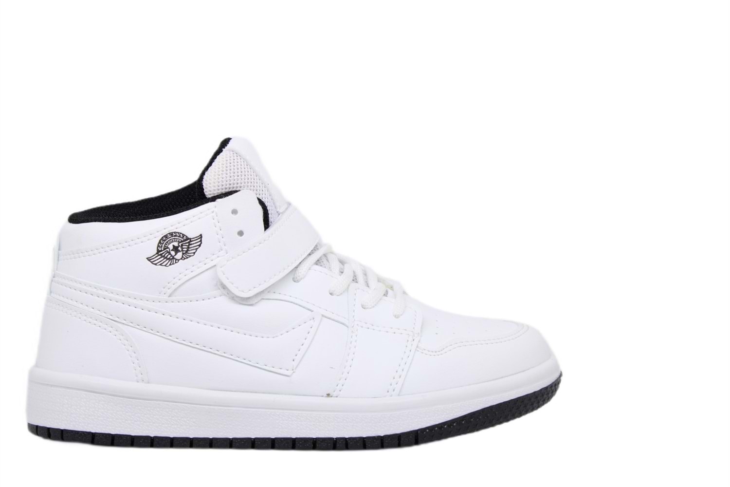 F- LAMBIRLENT SPOR BASKET - 8070-1 - BEYAZ-BEYAZ-SİYAH