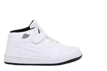 F- LAMBIRLENT SPOR BASKET - 8070-1 - BEYAZ-BEYAZ-SİYAH