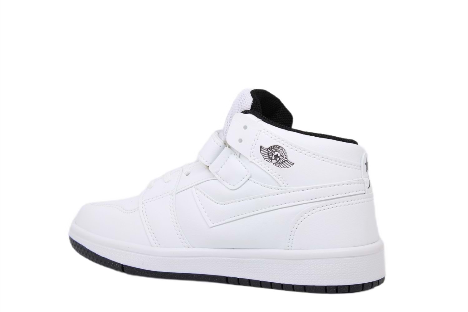 F- LAMBIRLENT SPOR BASKET - 8070-1 - BEYAZ-BEYAZ-SİYAH