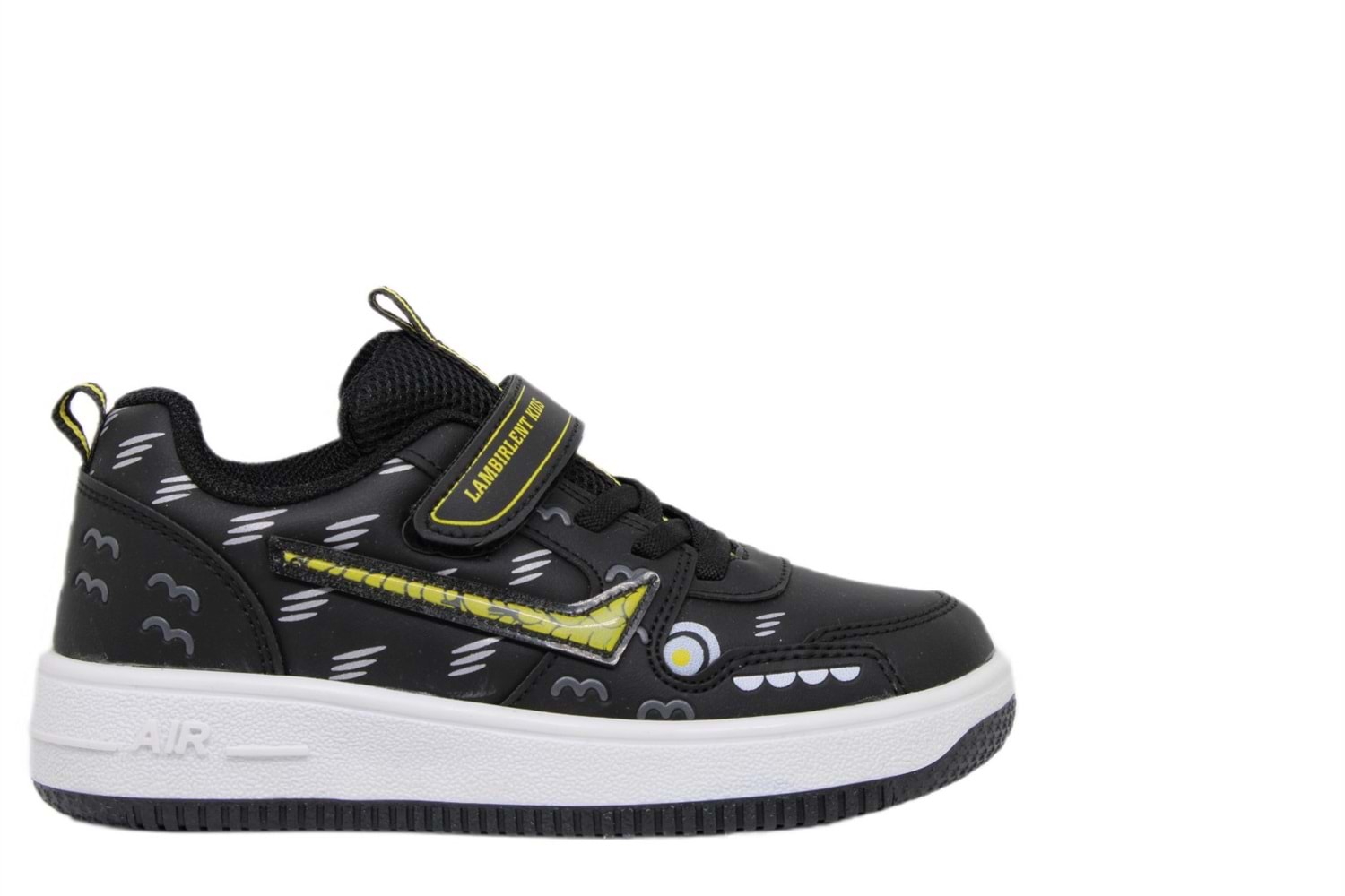 F- LAMBIRLENT SPOR KEST - 033-2 - SİYAH-SİYAH-BEYAZ