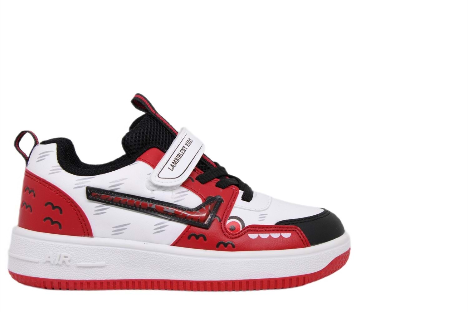 F- LAMBIRLENT SPOR KEST - 033-5 - SİYAH-BEYAZ-KIRMIZI