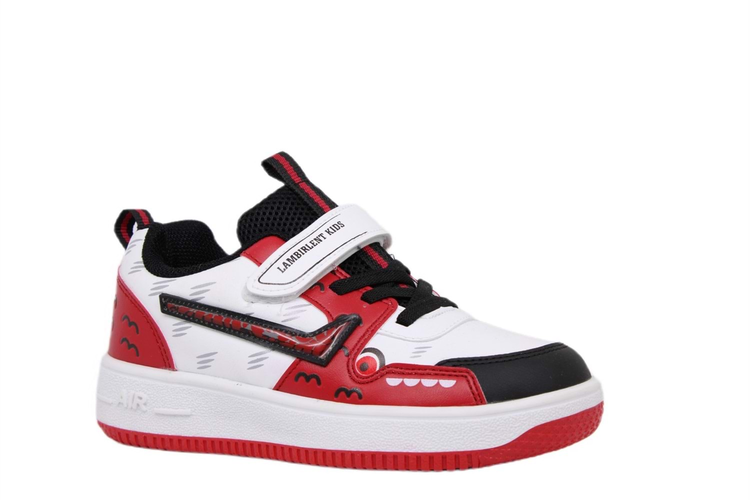 F- LAMBIRLENT SPOR KEST - 033-5 - SİYAH-BEYAZ-KIRMIZI