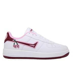Z- LAMBIRLENT SPOR - 2195-1 - CİLT / BEYAZ-BORDO