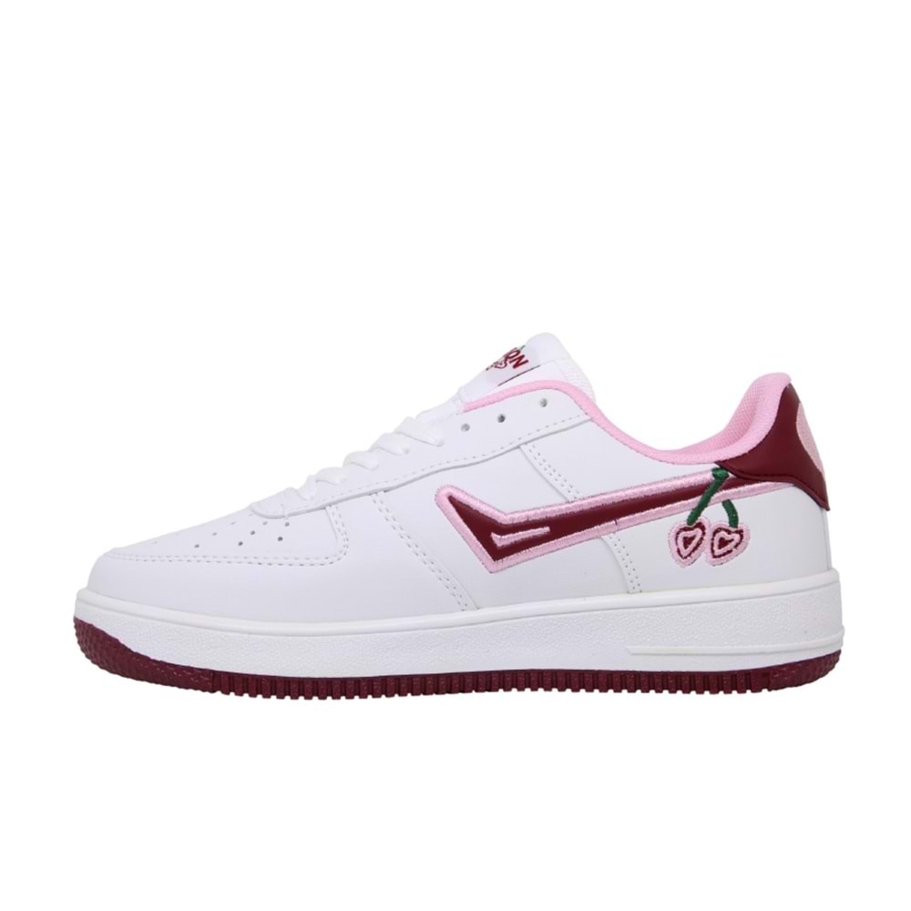 Z- LAMBIRLENT SPOR - 2195-1 - CİLT / BEYAZ-BORDO