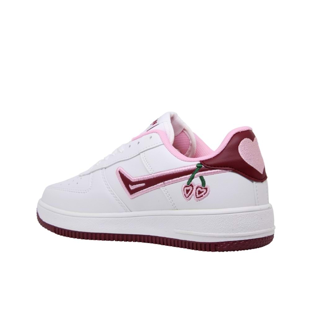 Z- LAMBIRLENT SPOR - 2195-1 - CİLT / BEYAZ-BORDO