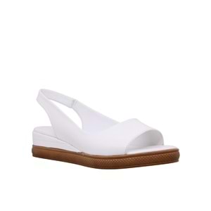 Z- LEONA SANDALET - 3006 - BEYAZ