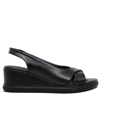 Z- LEONA SANDALET - 3012-3009 - SİYAH