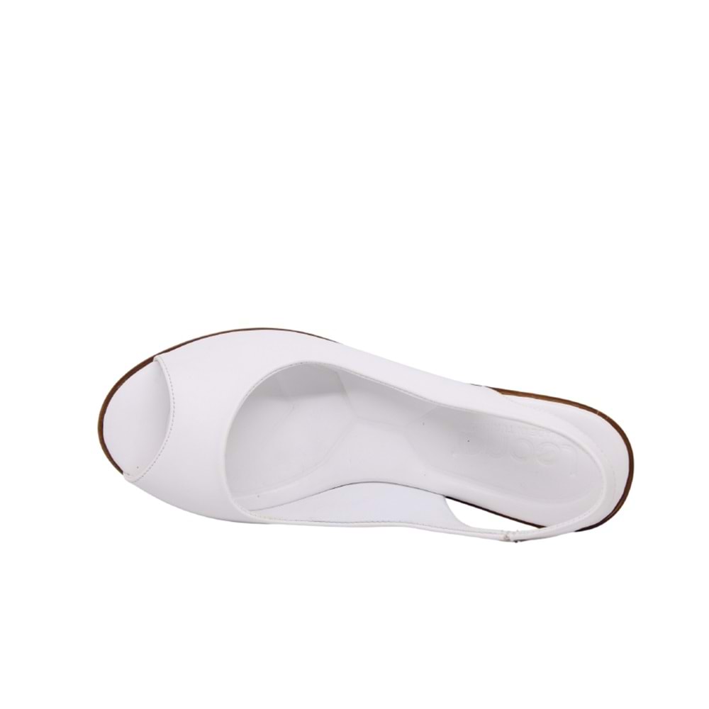 Z- LEONA SANDALET - 3800-3070 - BEYAZ