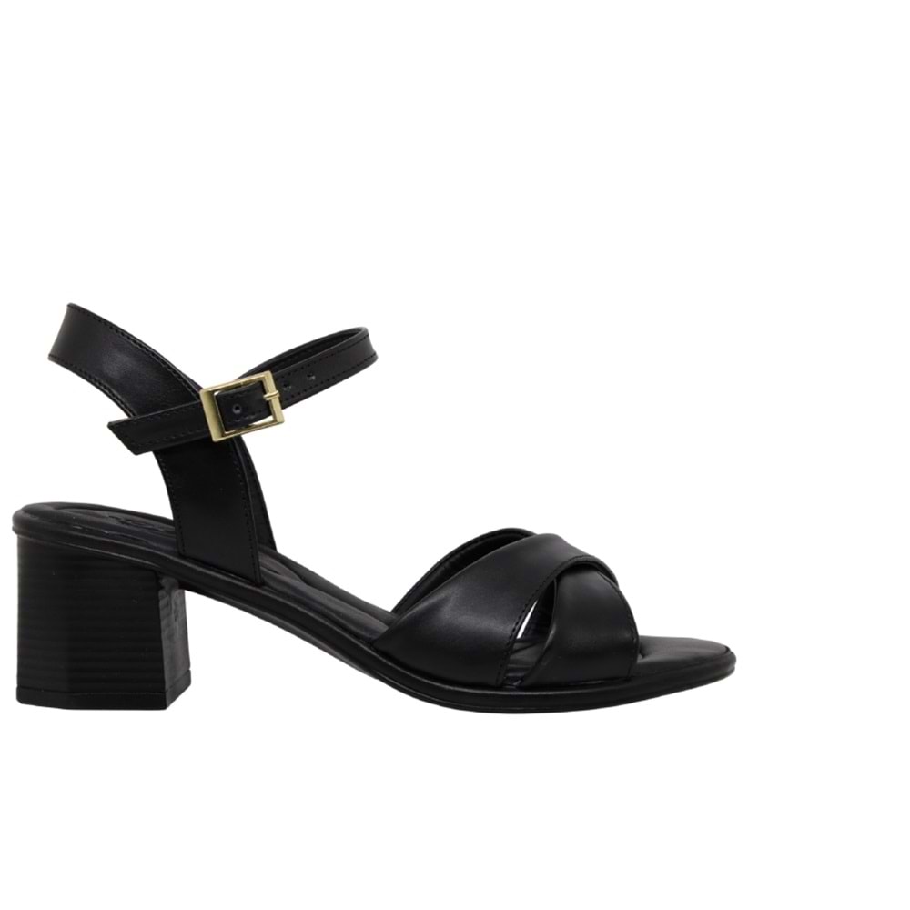 Z- LEONA SANDALET - 3800-402 - SİYAH