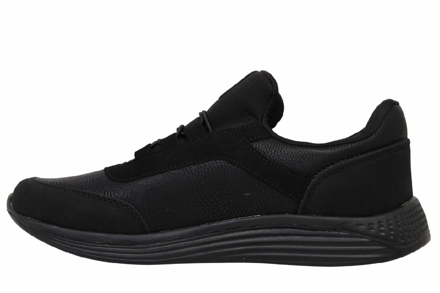 M- LEPONS SPOR - L-110 - CİLT / SİYAH-NUBUK - 45-47 NO