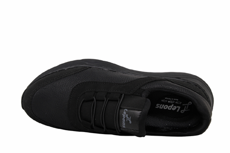 G- LEPONS SPOR - L-110 - CİLT / SİYAH-NUBUK