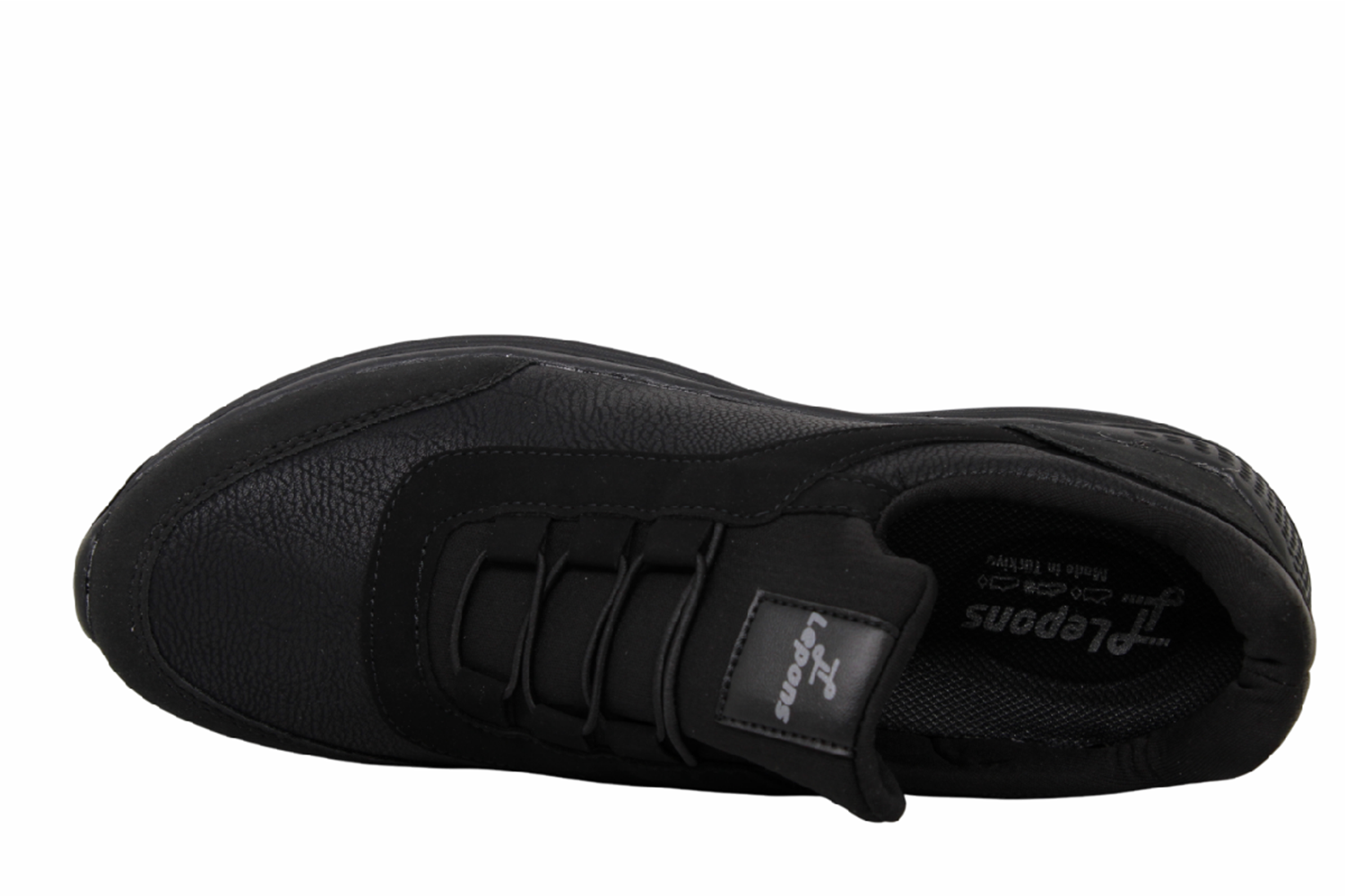 M- LEPONS SPOR - L-110 - CİLT / SİYAH-NUBUK