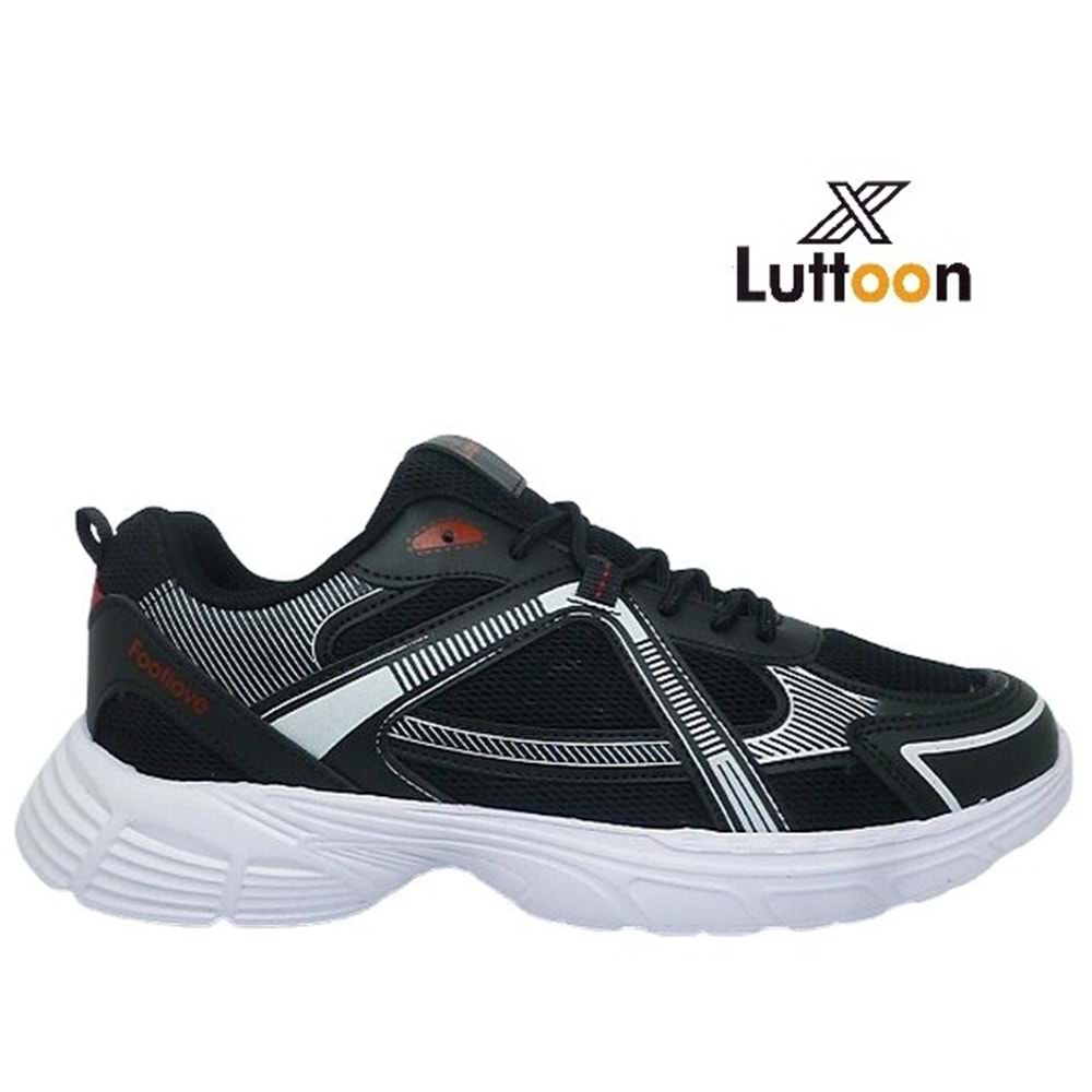 M- LUTTOON SPOR - 4205 - ANORAK / SİYAH-BEYAZ