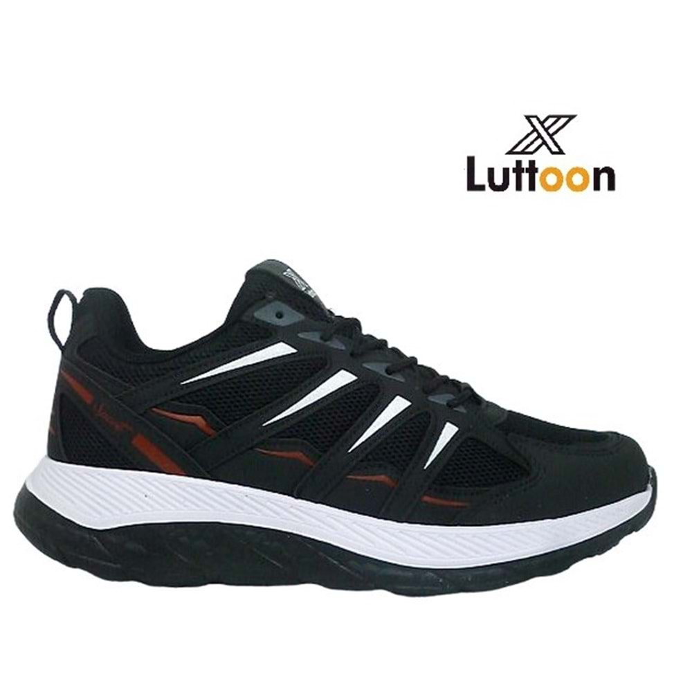 M- LUTTOON SPOR - 4207 - ANORAK / SİYAH-BEYAZ-KIRMIZI