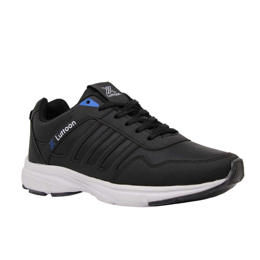 M- LUTTOON SPOR - 2069 - CİLT / SİYAH-BEYAZ-SAX