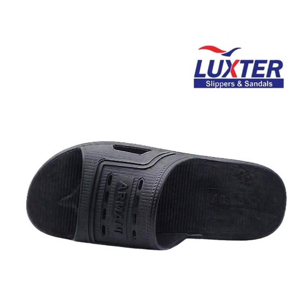 M- LUXTER TERLİK PVC - 033 - ARMANİ / SİYAH