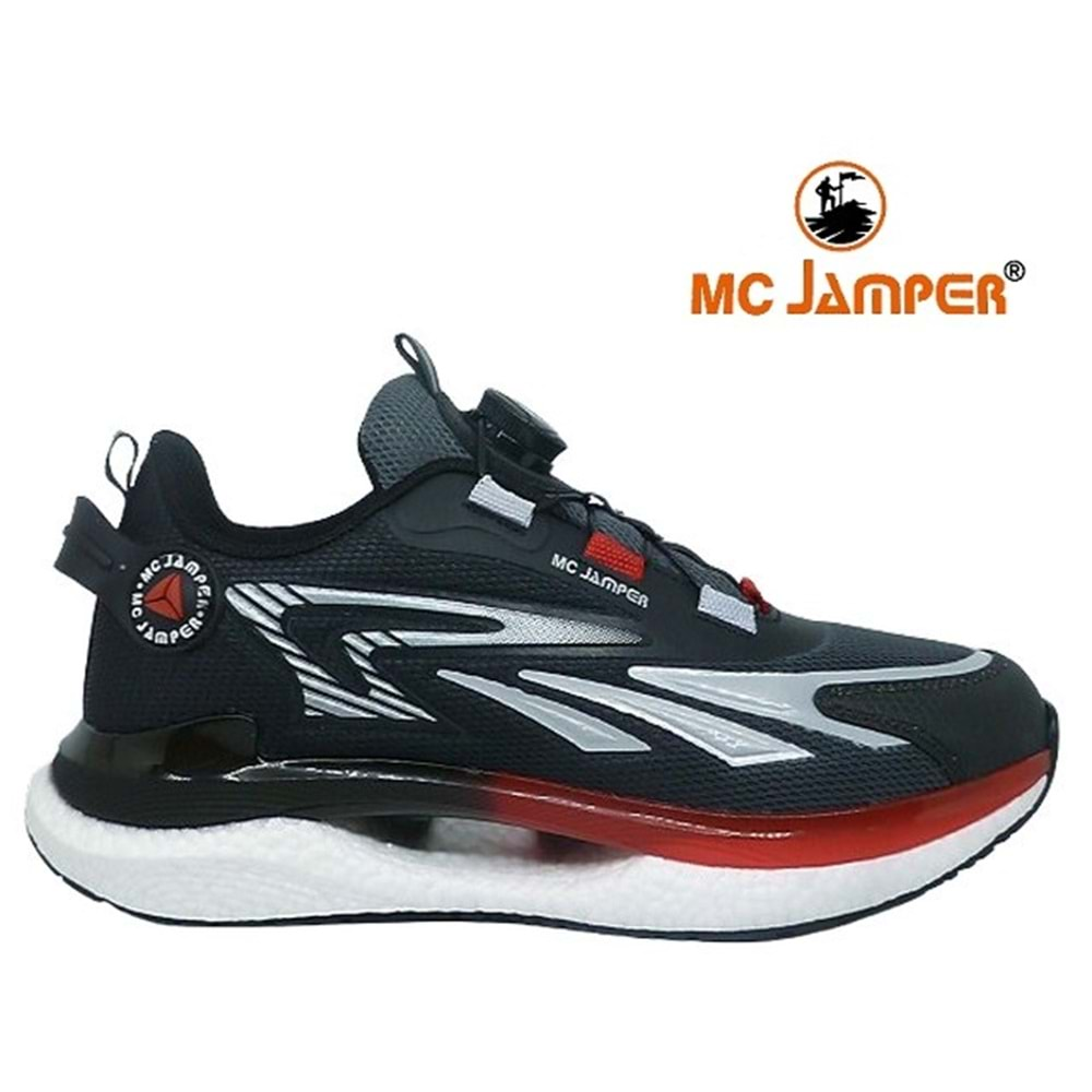 M- MC JAMPER SPOR - 2273 - ANORAK / SİYAH-FÜME-KIRMIZI