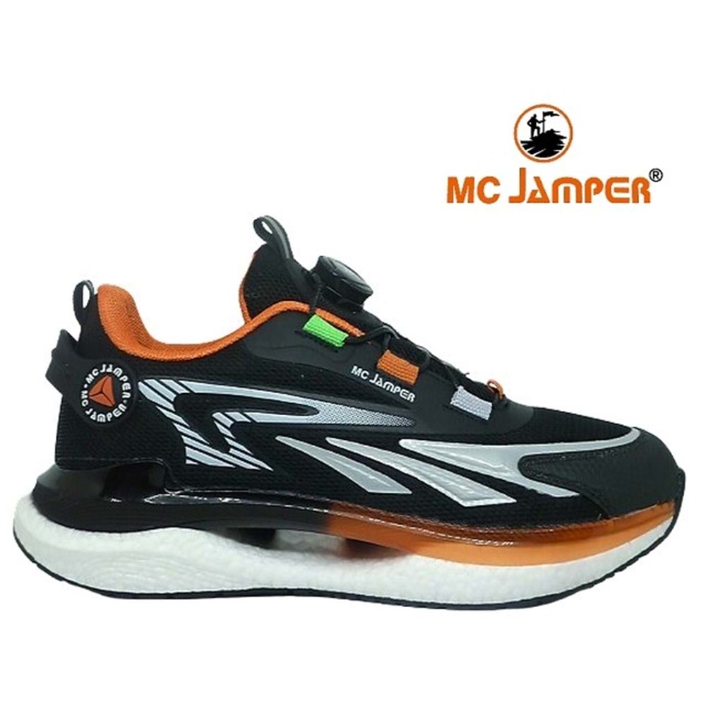 M- MC JAMPER SPOR - 2273 - ANORAK / SİYAH-ORANGE