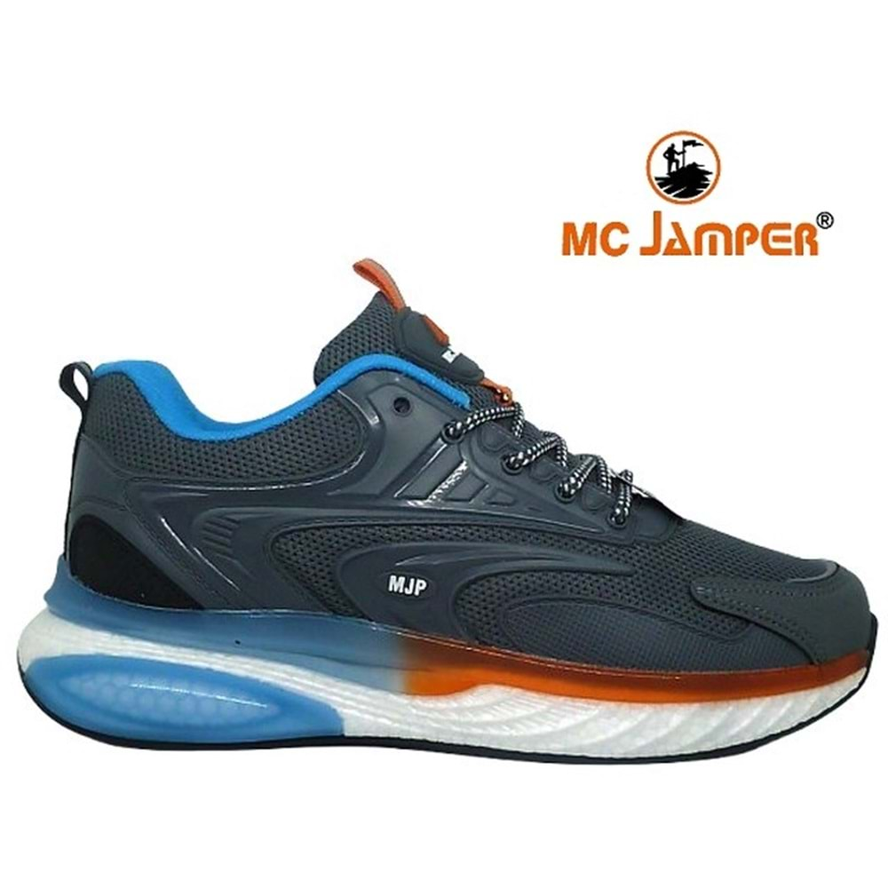 M- MC JAMPER SPOR - 2294 - ANORAK / FÜME-ORANGE-H.MAVİ