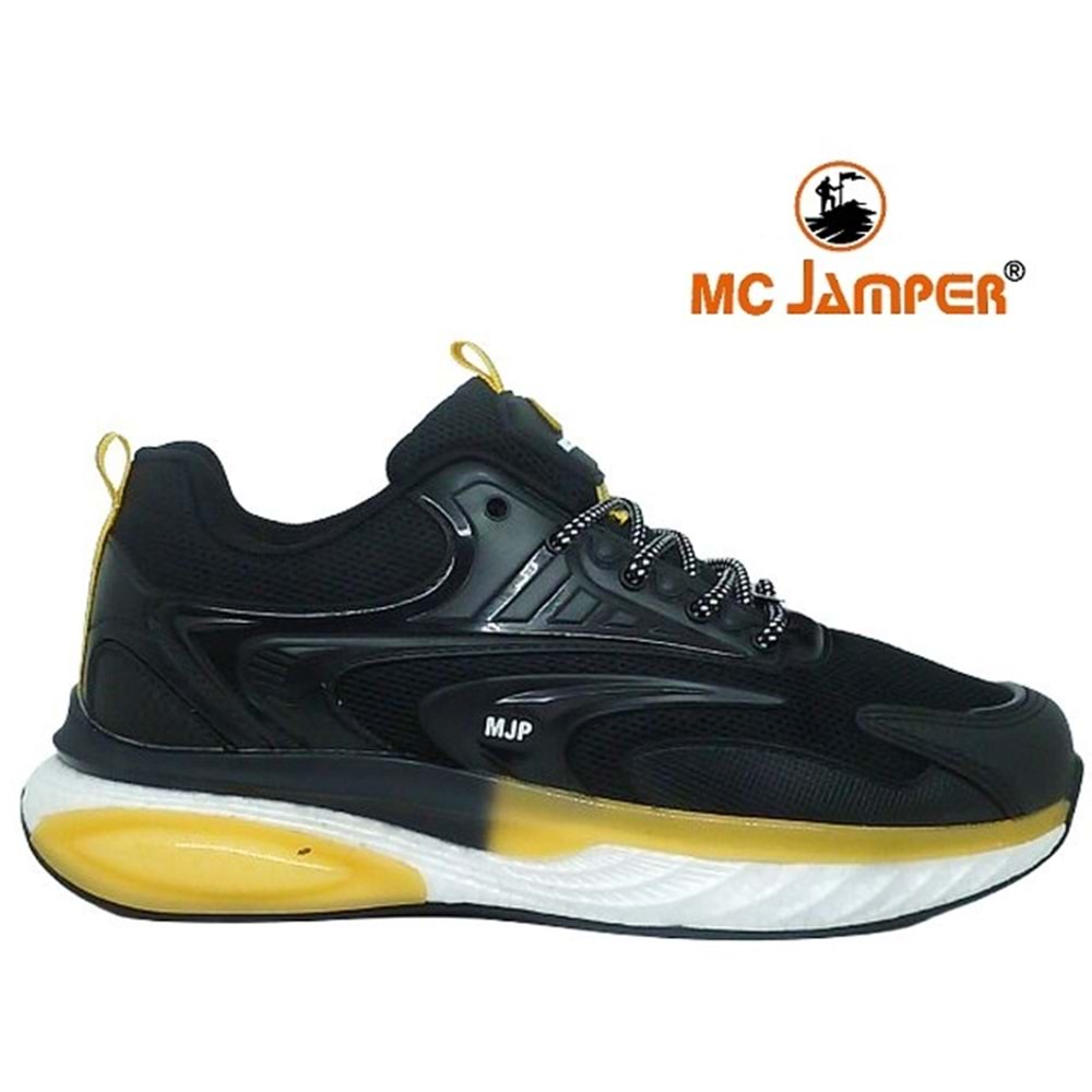 M- MC JAMPER SPOR - 2294 - ANORAK / SİYAH-BEYAZ-H.SARI