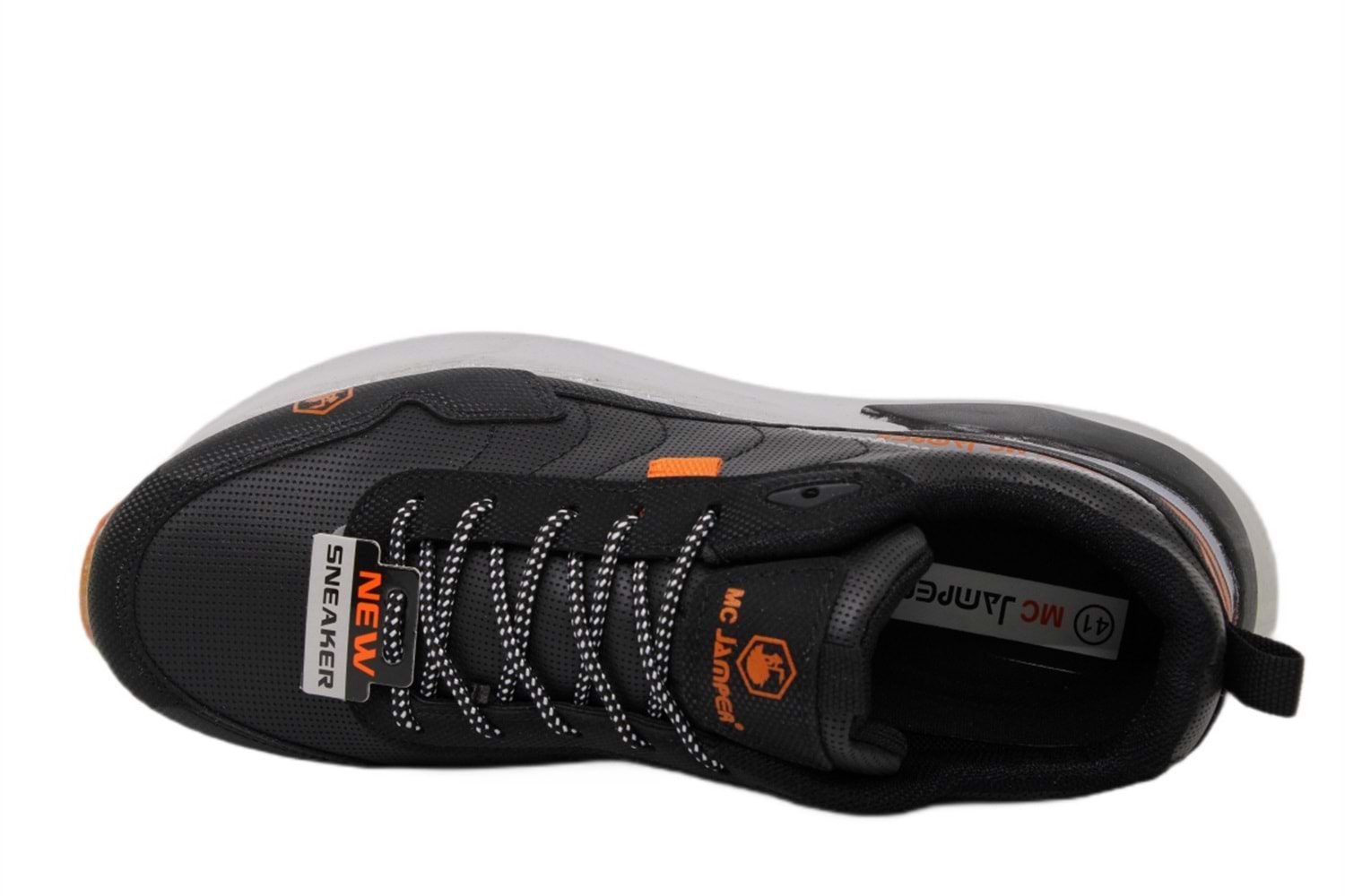 M- MC JAMPER SPOR - 2019 - CİLT / SİYAH-F.ORANGE