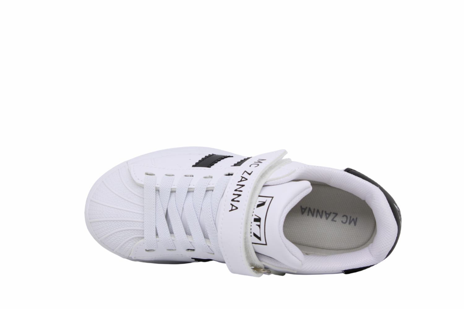 F- MARCO ZANNA SPOR - STAR - CİLT / BEYAZ-SİYAH