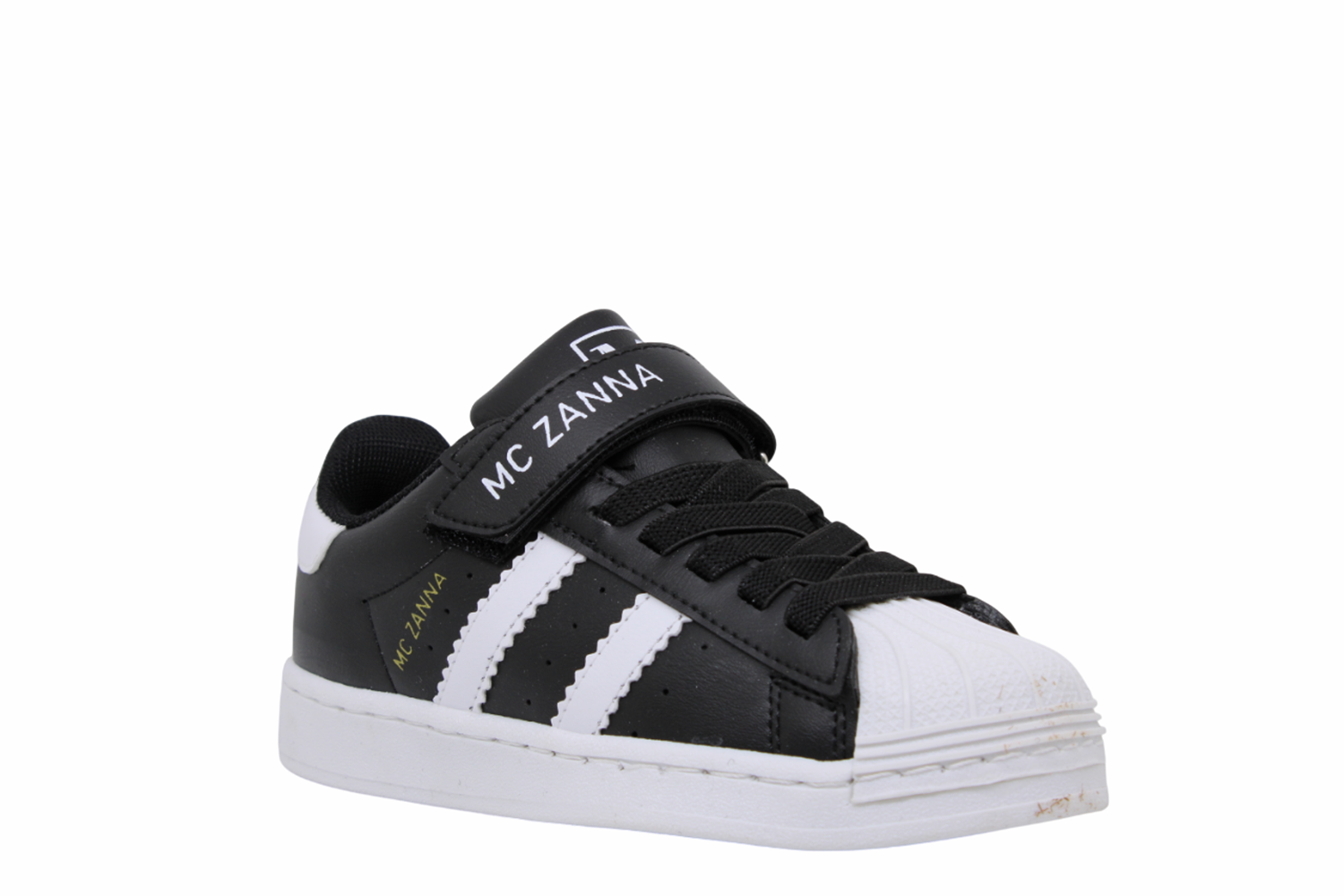 F- MARCO ZANNA SPOR - STAR - CİLT / SİYAH-BEYAZ