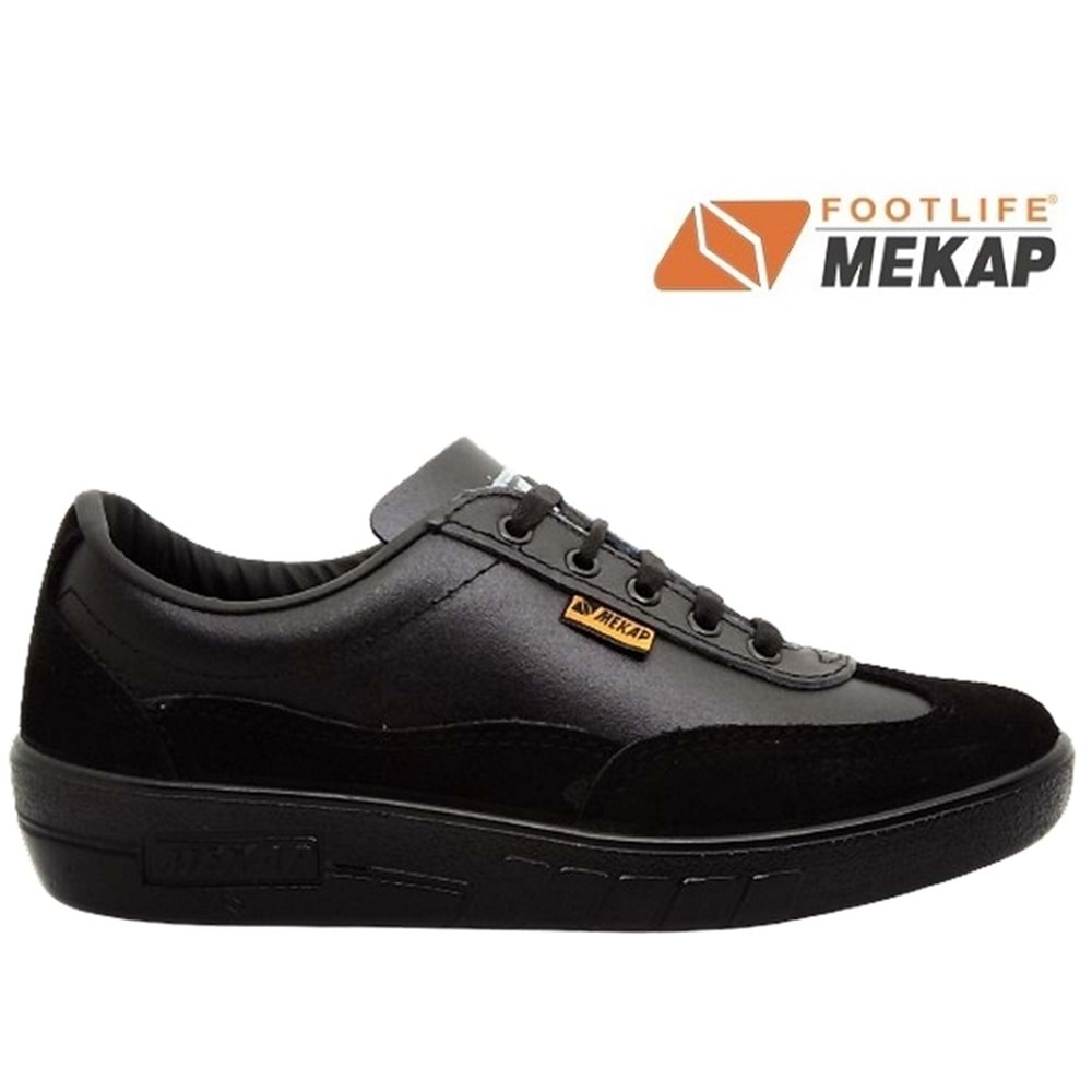 M- MEKAP SPOR - DERİ - SİYAH-41