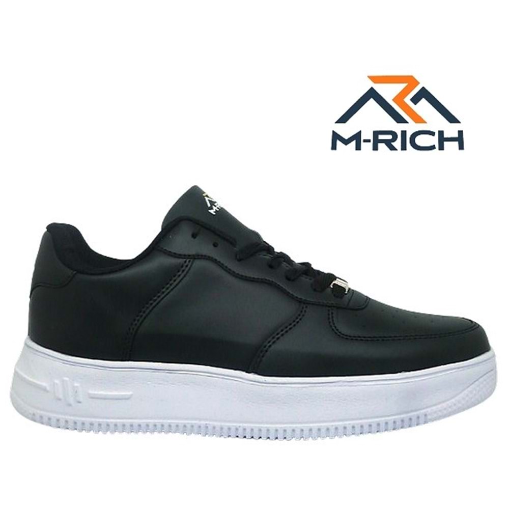 M- M-RICH SPOR - 009 - CİLT / SİYAH-BEYAZ