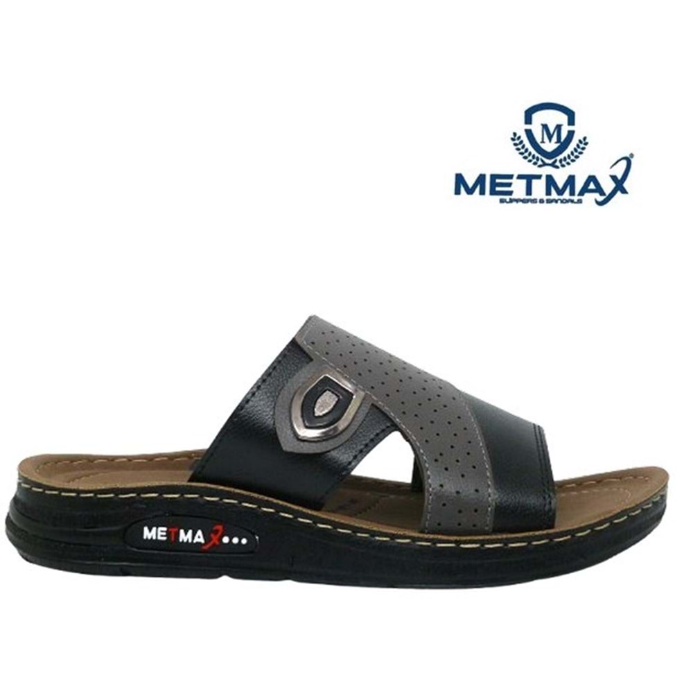 M- METMAX TERLİK - POLİ - 258 - SİYAH-GRİ