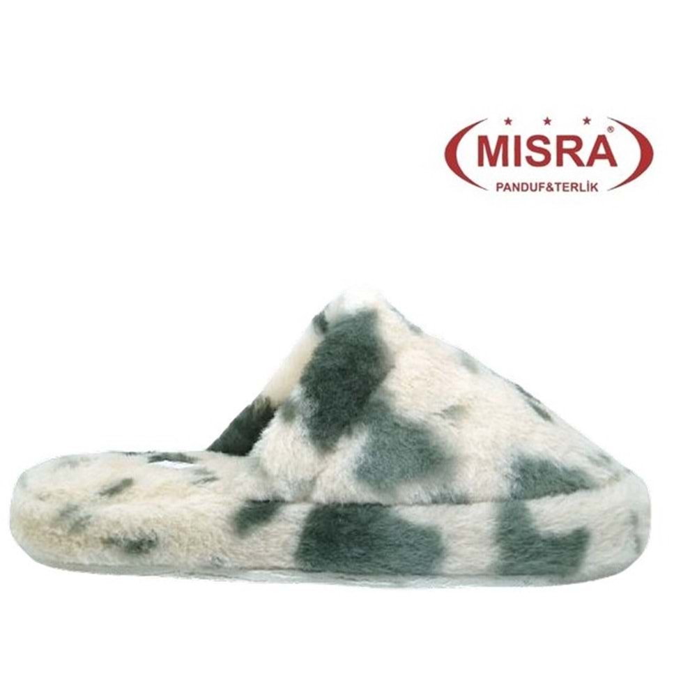 Z- MISRA - EV İÇİ TERLİK - DALMAÇYALI - BEJ-YEŞİL