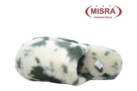 Z- MISRA - EV İÇİ TERLİK - DALMAÇYALI - BEJ-YEŞİL