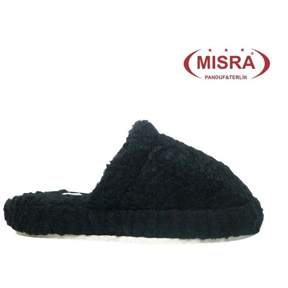 Z- MISRA - EV İÇİ TERLİK - HAVLU - SİYAH