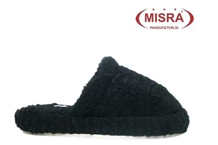 Z- MISRA - EV İÇİ TERLİK - HAVLU - SİYAH