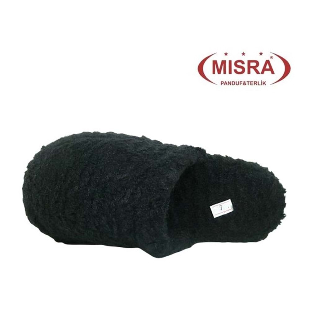 Z- MISRA - EV İÇİ TERLİK - HAVLU - SİYAH