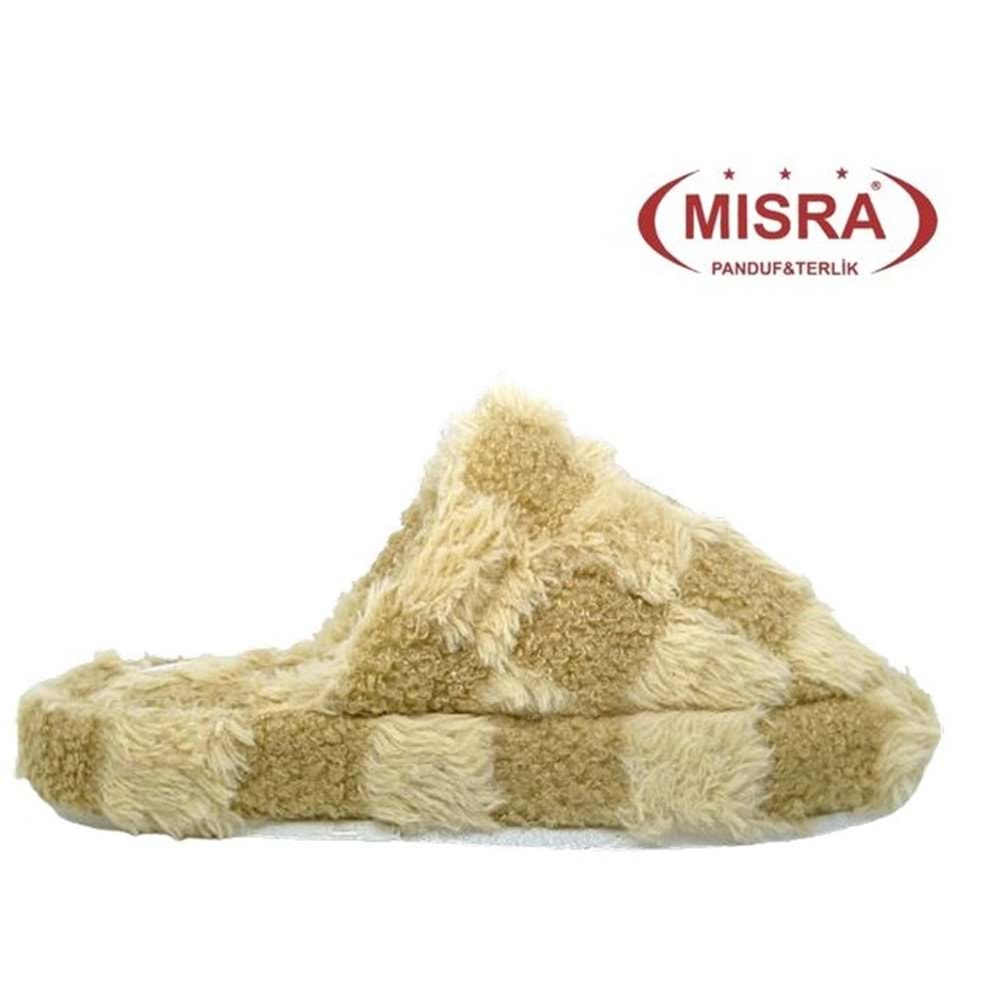 Z- MISRA - EV İÇİ TERLİK - KARELİ - BEJ