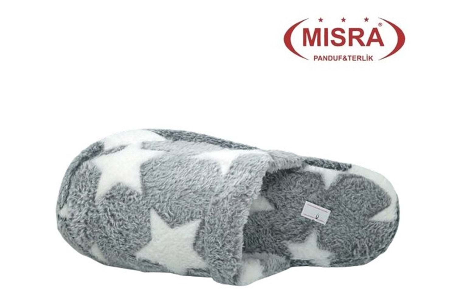 Z- MISRA - EV İÇİ TERLİK - YILDIZLI - GRİ