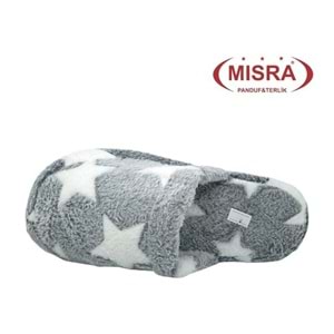 Z- MISRA - EV İÇİ TERLİK - YILDIZLI - GRİ