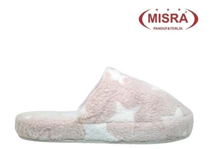 Z- MISRA - EV İÇİ TERLİK - YILDIZLI - PEMBE