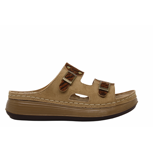 Z- MULEX TERLİK - 11052 - ZEBRA-KAHVE