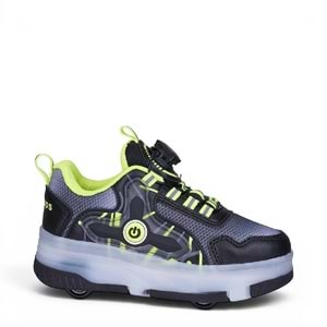 F- N.DROPS SPOR PATENLİ - 034 - ANORAK / SİYAH-SARI