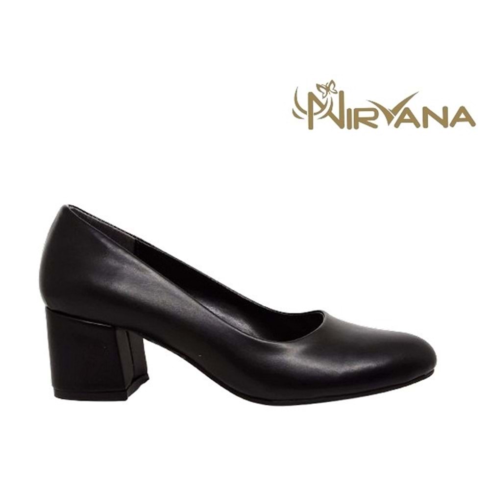 Z- NİRVANA AYAKKABI - 1350 - CİLT-SİYAH