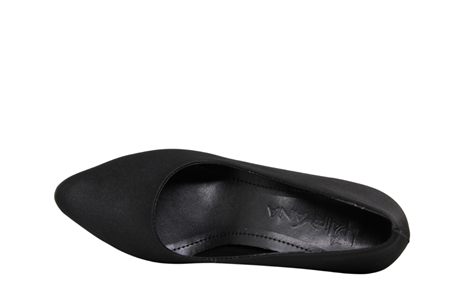 Z- NİRVANA AYAKKABI - 1300 - SATEN-SİYAH - 36-40 NO