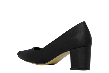 Z- NİRVANA AYAKKABI - 1300 - SATEN-SİYAH - 36-40 NO